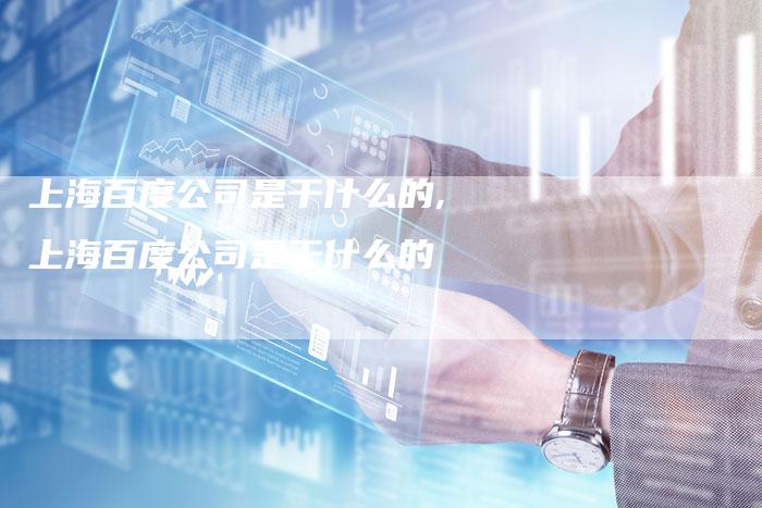上海百度公司是干什么的,上海百度公司是干什么的-加速网站优化网
